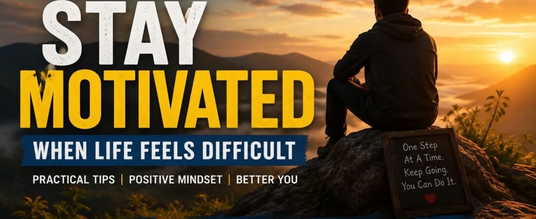 How to Stay Motivated When Life Feels Difficult