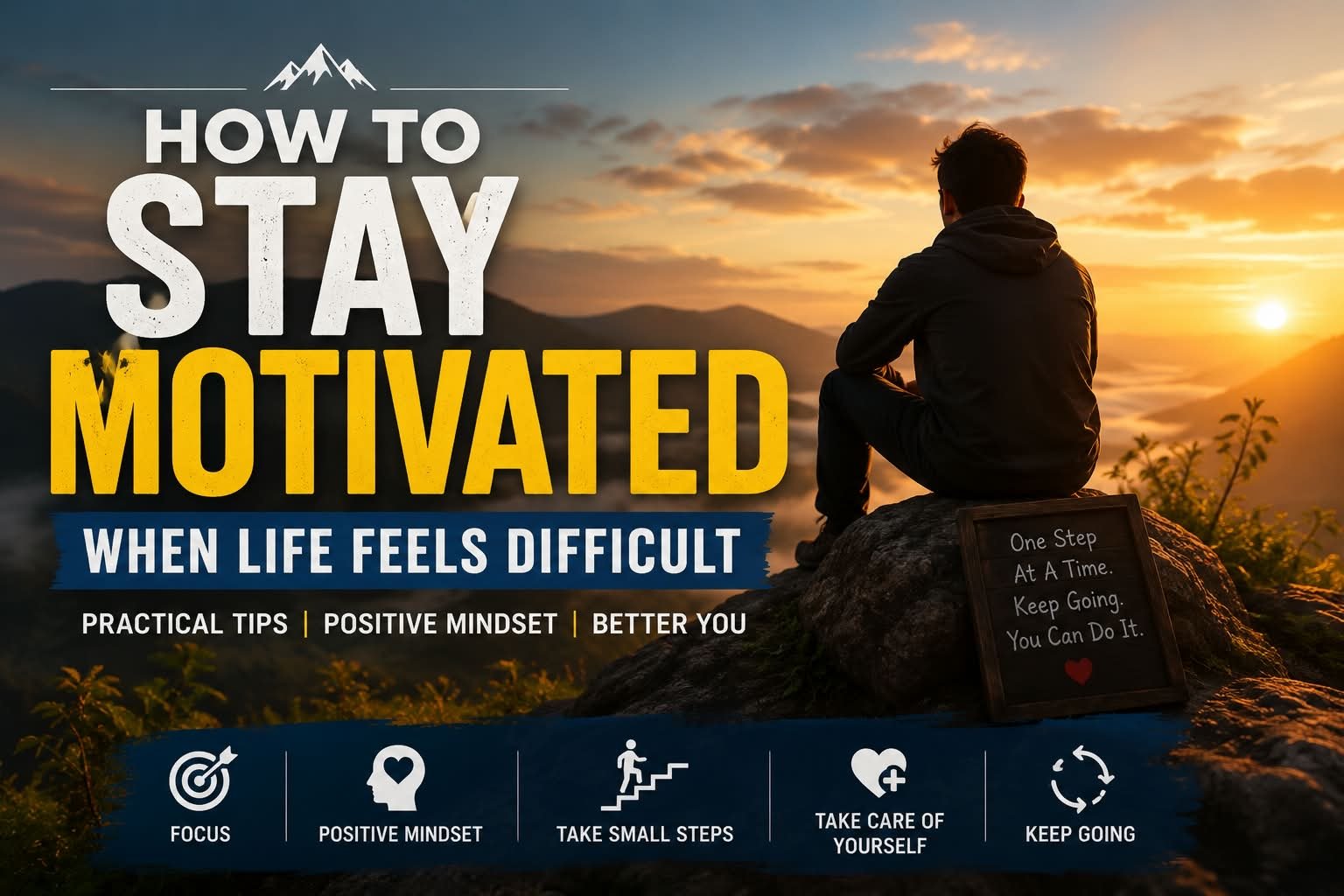 How to Stay Motivated When Life Feels Difficult